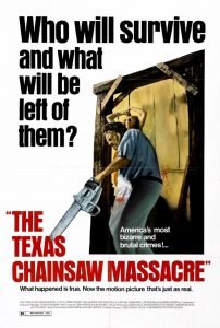 پوستر فیلم کشتار با اره برقی در تگزاس