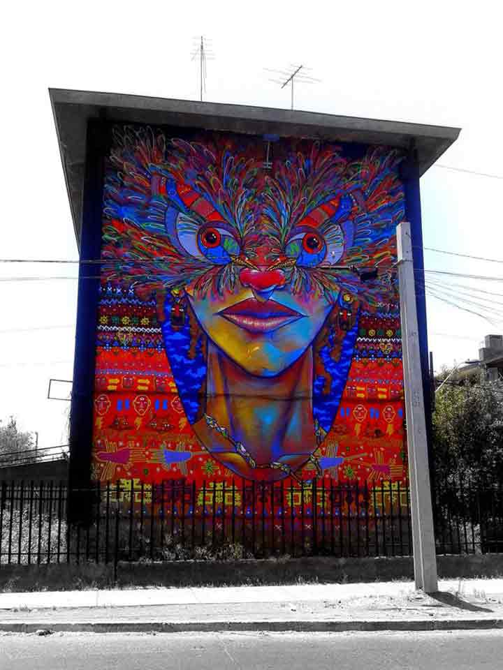 سانتیاگو، گرافیتی۲