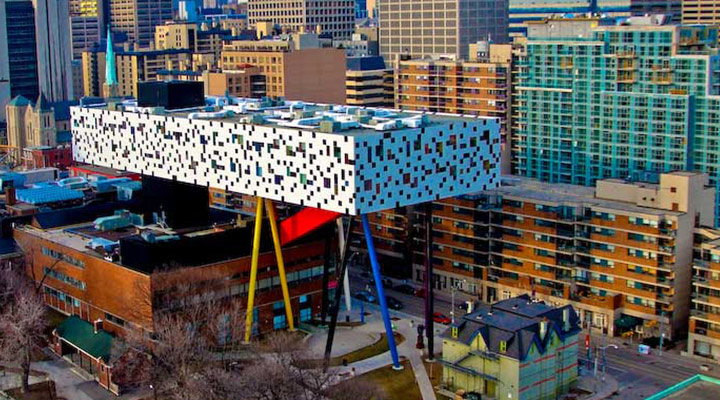 عجیب ترین سازه های معماری دنیا - مرکز طراحی Sharp در کانادا